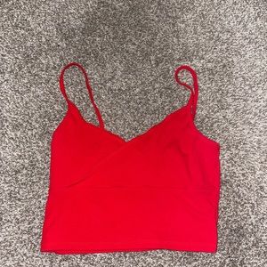 Shein Red Cross Tank Top